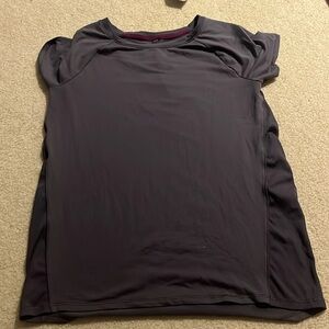Athletic short sleeve top, purple, size youth XL